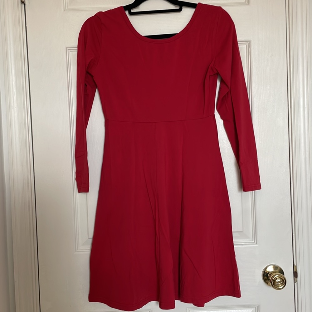 MS Basic Red Dress - Size S - Picture 4 of 4